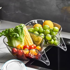 Multi-function water filter basket Drain Basket Vegetable Fruits Food Colander Baskets