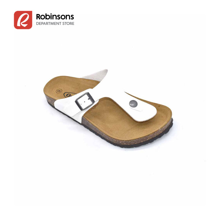 Outland Mens Sandals 179630 Kentucky (White) Rubber Sole Casual