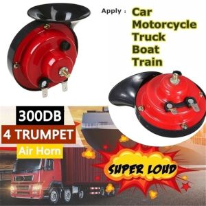 Motortop แตรหอยโข่ง300dB แตรรถยนต์12V เสียงรถเบนซ์ เสียงทุ่ม นุ่ม ลึก ทนทานทุกการใช้งานมีรีเลย์ให้ฟรี