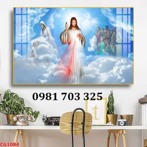 Tranh gạch công giáo trang trí 3D