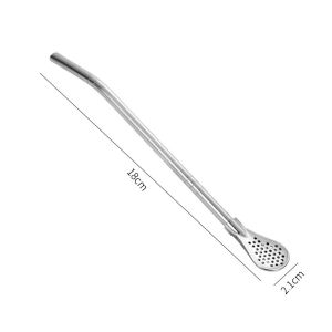 Ống Hút Inox Kèm Muỗng Thiết Kế 2 Trong 1 Nhiều Màu Ống Hút Muỗng Lọc Trà Chất Liệu Thép Không Gỉ Đa Năng Tiện Dụng. - BUMSTORE