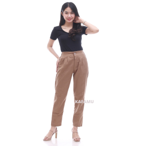 Baggy Pants Celana panjang Wanita celana Linen Highwaist Celana Bahan Wanita Celana Celana Linen  Highwaist Celana Wanita Terbaru