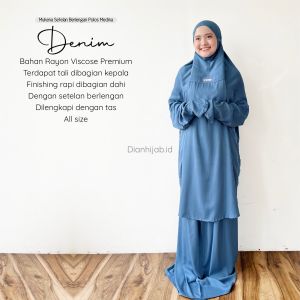 Mukena Dewasa MEDINA POLOS by Dianhijab.id - Bahan Rayon Viscose Premium -Bisa COD