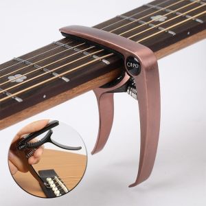LUSIT Metal Guitar Capo Adjustment Clip Excellent Precise Tuning Easy Clamp  for Acoustic Electric Guitar Guitar Tuner Clip Guitar Accessories