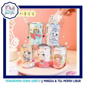 YUME SHOP - Tisu Basah Kaleng 30 lembar Mini Lap Tangan Tisu Travel Portable Wet Tissue Wipes