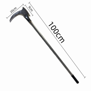 Sickle Machete Double Head Long Handle Weeding Harvesting Corn Rice Cutting Tool 64cm 100cm