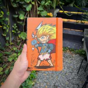Buku Agenda Diary Catatan Note Book Karakter Kartun Superhero Marvel