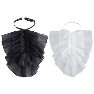Thoải mái jabot lớp flouncing cổ áo pháp cổ áo cho mặc giản dị và sự kiện đặc biệt