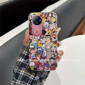 ใหม่ เคสโทรศัพท์ Case VIVO V50 Y29 Y39 Y200 Y19s V40 Lite V40 Pro 4G 5G เคสโทรศัพท์ สีชมพูการ์ตูนน่ารักแฟชั่นครอบครัวตำรวจบินเคสหลังซิลิโคนกันกระแทก2025