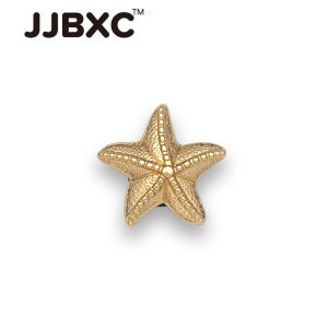 CHARM Metal Buckle Starfish Shell Bow and DIY Cross Shoe Accessories
