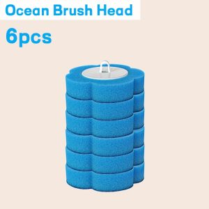 Japan toilet brush disposable toilet cleaning brush toilet decontamination tool set toilet blue flushing tablet