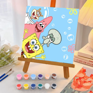 Paint by Numbers KIT - Spongebob Series 20x20cm