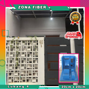 termurah cetakan loster dari fiber minimalis model jalusi Lubang 4