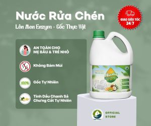 {Hỗ Trợ Phí Ship} - Nước Rửa Chén Sinh Học Minh Hồng 4.2lit - An Toàn Sức Khỏe