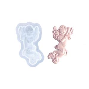 Artistic Angel Theme Silicone Decorative Molds Dishwasher Safe Flexible Silicone for Creative Shaping