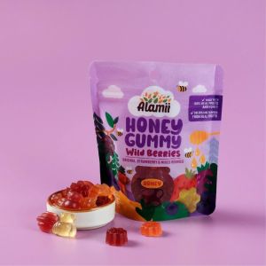 Alamii Honey Gummy - Permen Dengan Madu Dan Buah Alami | Gummy Sehat Rendah Gula Bpom