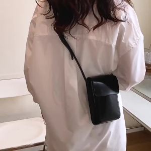 HOTIVertical Mobile Phone Bag Women Crossbody Bags Women Wallet Woman Sling Bag Woman Small Handbag Korean Style High Quality Leather Bag Multifunctional Mobile Phone Pouch