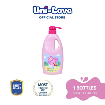 Uni-Love Evie Baby Feeding Bottle Cleanser 500ml (Bottle Pump) Bottle of 1