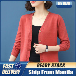 Womens Cardigan Coat Loose Knitted Sweater Cardigan Top