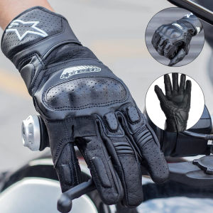 Original SP5 Full Leather Glove Touch Screen Glove Motorcycle Superbike Motor Riding Glove Sarung Tangan Motor