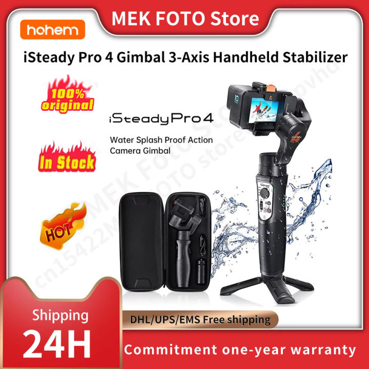 Official Shipment Hohem Isteady Pro Gimbal For Gopro  13/12/11/10/9/8/7/6/5 DJI OSMO Insta360 One R Action Camera 3-Axis Handheld  Stabilizer Lazada