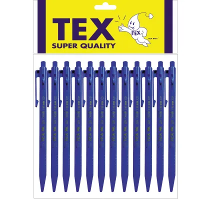 TEX MC228 STD ปากกาลูกลื่น 1.0 มม. แพ็ค 12 ด้าม ถูกและดี!!!