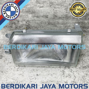 LAMPU DEPAN HEAD LAMP HEADLAMP LAMPU UTAMA TOYOTA KIJANG GRAND 1992 1993 1994 1995 1996 ORIGINAL MERK DMAC D-MAC D MAC
