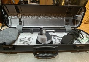 4/4 3/4 carbon fibre oblong violin case