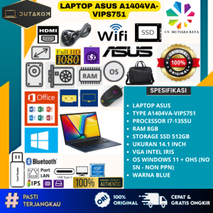 LAPTOP ASUS TYPE A1404VA-VIPS751