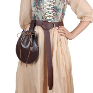 Da Thời Trung Cổ ví đeo hông cổ điển thủ công vành đai Túi Túi đeo thắt lưng thắt lưng bằng da túi Thời Trung Cổ Túi Túi dập nổi