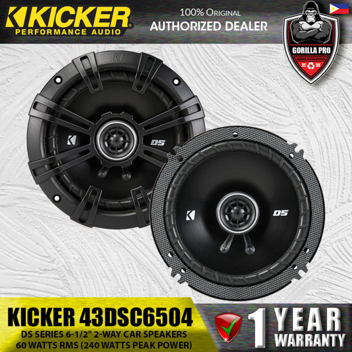 Kicker 43DSC6504 DS Series 6-1/2\
