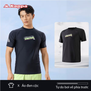 Bộ Đồ Bơi Nam Kappa Cộc Tay Bộ Bơi Nam Cộc Tay Đồ Bơi Nam Cộc Tay Bộ Bơi Nam Màu Đen Quần Bơi Nam 2 Lớp