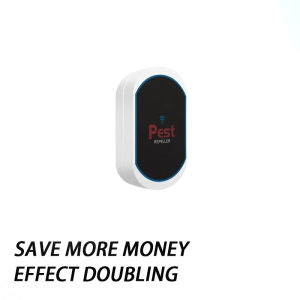 Ultrasonic 360° Lizard & Gecko Repellent - Silent Insect Killer UK Plug Safe for Humans