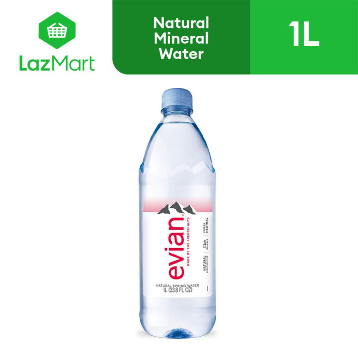Evian Natural Mineral Water 1l