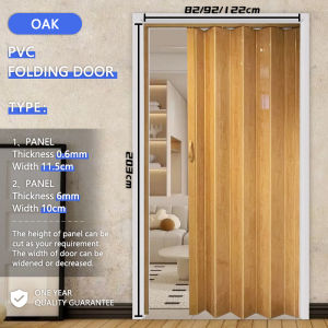 PVC Sliding door PVC Folding Door Household Partition Sliding Doors Accordion Folding Sliding Door Kitchen Folding Sliding Door