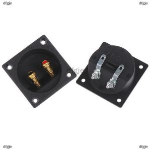 [COD] dfgje 1Pc 50mm Round Cup Subwoofer Plug Car Stereo Speaker Box Terminal Connector