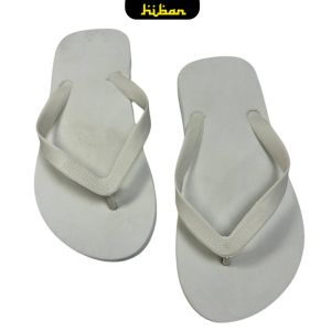 Sandal Jepit Spon Putih Wanita Pria Perlengkapan Haji dan Umroh Hiban Store