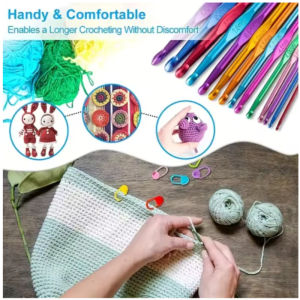 Colored Multicolor Crochet Hook Set DIY Knitting Tool Crochet Set Crochet Hook Sweater Needle Sewing Needle Tools
