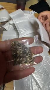 Túi kẹo nhỏ trong suốt hạt giống cỏ hoa rau và hoa có nắp đậy quà tặng trẻ em và đồ chơi học sinh.