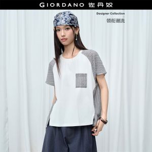 Giordano Women Women Stitched T-Shirt Free Shipping 18326811