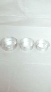 Loyang Bulat Pres Mini Tanpa Sambungan 10-14cm Tinggi 5cm Anti Lengket Alumunium Tebal