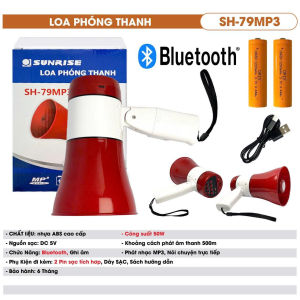 [HCM]LOA PHÓNG THANH CẦM TAY MEGAPHONE CÓ USB Loa Phóng Thanh Ghi Âm Có thể gập lại