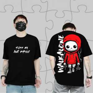 jmhd STORE KAOS T-SHIRT / KAOS MOTIF BERGAMBAR TULISAN WALK ALONE / KAOS OUTFIT / MOTIF SUKAJAN / KAOS TERBARU / KAOS TRENDY / KAOS DISTRO PRIA KEREN 2025 / KOAS DISTRO BANDUNG / KAOS POLOS / KAOS KATA KATA / BAJU KEKINIAN / KAOS ANAK MUDA