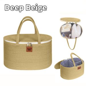 SWIFTTIDE Rotundity Baby Diaper Toy Organizing Bag Multi-Purpose With Cover Storage Basket Soft Large Capacity Zipper Storage Bag