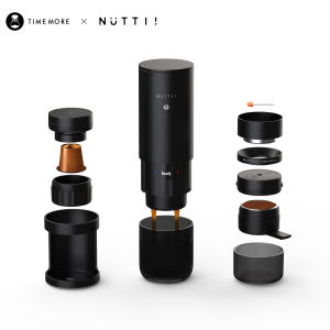 Timemore×Nuttii E-Coffee Portable Espresso Machine Capsule Coffee Machine Coffee Maker For Ground & Capsule Coffee