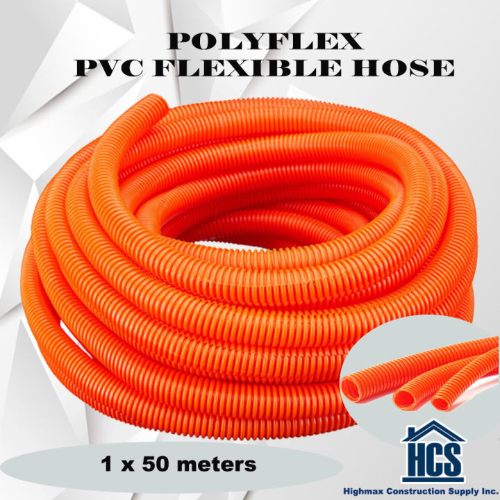 Polyflex 201 Polyflex Electrical PVC Flexible Hose 1X50 - 1 roll | Lazada Philippines