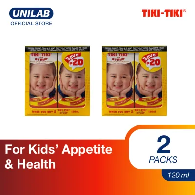 Tiki-Tiki Promo Pack: Buy 2 Tiki-Tiki 120ml Syrup Get P20 Off (expiration date: 13 Feb 2027)