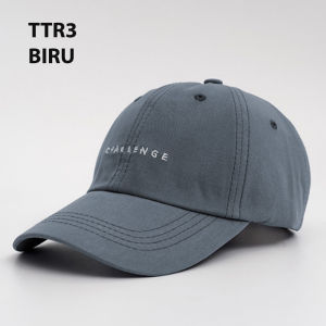 Topi Baseball Pria Wanita Dewasa Distro Teks CHALLANGE Cap Olahraga Gaya Casual Kualitas Terbaik TTR