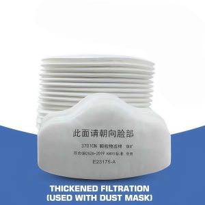 Comfortable Fit: 3M Dual-Filter Gas Mask for Chemical Dust Paint Spraying Industrial Respirators Cotton Filter Element