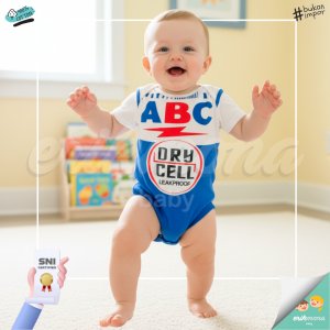 ✔️baju bayi jumper bayi ✔️ karakter lucu baterai ABC✔️